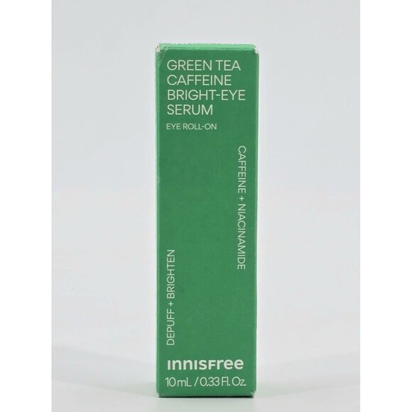innisfree Green Tea Caffeine Bright-Eye Serum with Niacinamide .33 oz - Picture 3 of 6